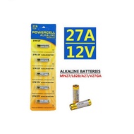 5pcs/pack 12V27A POWERCELL High Voltage alkaline battery anti-theft battery car battery 12V 27A