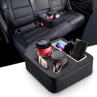 Backseat Cup Holder for Car PU Cup Holder for Couch Sofa Bed Car Cup Holder for Back Seat Tray Organ