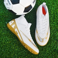 2024 รองเท้าฟุตบอลชาย TF / FG รองเท้าฟุตบอลข้อเท้าสูงสำหรับผู้หญิงการฝึกอบรมหญ้าเยาวชนรองเท้าฟุตซอล