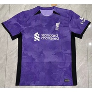 【Ready Stock】NEW 23/24 Liverpool Away 3RD Fan Player Issue Kit Jersey