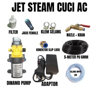 Jet Steam cuci Ac Pompa steam Dc 12v 100Psi