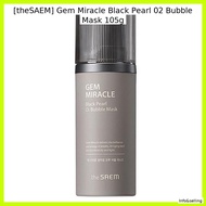 [theSAEM] Gem Miracle Black Pearl 02 Bubble Mask 105g /Deep Cleansing / 100% Genuine by Info&selli