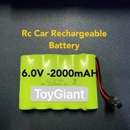 6V-2000mAH Rc Car Rechargeable Battery
