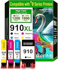 910XL Ink Cartridges for HP Printers Replacement for HP 910 Ink HP 910XL Ink Cartridges Combo Pack f