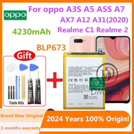 {Spot goods}100% origina oppo BLP673 For oppo A3S A5S A7 A12 Mobile phone battery replacement 4100mA