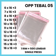 500 PCS | 1 RIM OPP Plastic Thickness 05 Seal Contents 500 Sheets Plastic Cutlery Bread Spoon 6x16 7