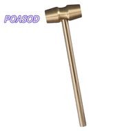 MAYSHOW Hammer, Brass Yellow Gavel, Court Courtroom Gavel Company