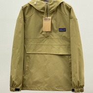 Patagonia Pata  Outdoor เสื้อกันหนาวกันน้ำสำหรับคู่รักชายและหญิง Hooded Loose Trend Zipper Jacket Wi