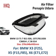 Leppon Air Filter BMW X3 F25 / X5 F15 F85 / X6 E71 E72 BMW 13 71 7 811 026 / 13717811026 / C36014 / 