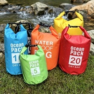Outdoor Waterproof Dry Bag 5L 10L 15L 20L Swimming Sling Backpack Travel Shoulder Bag