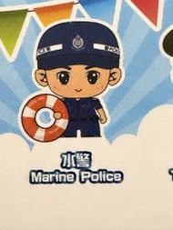 全香港警察180週年紀念 Marine Police 公仔水警