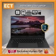 Avita Liber V14 i7 Laptop (I7-10510U 4.90GHz,1TB SSD,8GB,14'' FHD,W10) - Black