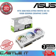 Asus RTX 3080 ROG STRIX WHITE OC V2 10GB GDDR6X Nvidia GeForce RTX3080 D6X Graphic Card ROG-STRIX-RT