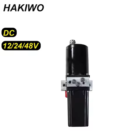 HAKIWO 12V 24V 48V 15mpa lifting pump station small hydraulic station hydraulic pump micro hydraulic
