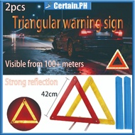 Reflective Triangle Car Safety Warning Car Warning Device Fault Warning Signs