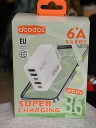 Abodos 6A QC4.0+PPS 超級充電器