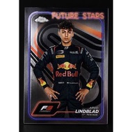 Arvid Lindblad 2024 Topps Chrome Formula 1 Sapphire Edition (Future Stars #45) Rookie Card F1 F3