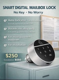 🔐 智能信箱電子密碼鎖  Smart Digital Mailbox Lock
