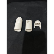 LILIN E14 White Plastic Candle Lamp Holder E14 LED Bulb