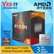 AMD Ryzen™ 5 5500 (Up to 4.2GHz) /  Ryzen™ 5 5500GT (Up to 4.4GHz) AM4 Desktop Processors