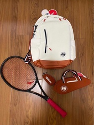 WILSON x ROLAND GARROS 25新款聯名威爾勝法網運動網球包雙肩背包