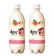 麴醇堂 - 韓國馬格利 香桃味 傳統韓國米酒 750mlx2 막걸리(복숭아맛)