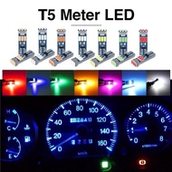 Meter Light Bulb 9LED T5/W3W Super Bright Car Interior Lamp Instrument Dashboard Lampu Kereta Lori V