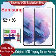 Original AMOLED Samsung Galaxy S21 Plus 5G LCD Display Touch Screen With Frame Replacement