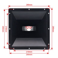 280x280x225mm Square Trombone Horn28x28CM Professional Stage Speaker Tweeter Horn38mm Throat