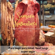 paru sapi / paru lokal1 kg di jamin super segar lokal dan halal