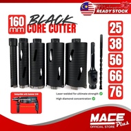 25 / 38 / 56 / 66 / 76mm 160mm Black Core Cutter Diamond SDS Plus Adapter Concrete Drilling Brick Me