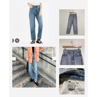 GU Jeans Second Hand Medium Barrel Size S Good Condition