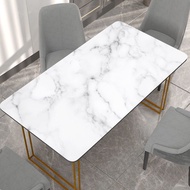 Custom Table Mat Marble Table Mat Nordic Light Luxury Bouncy Leather Table Mat Ins Style Leather Placemat Silicone Desk Mat Waterproof Gasket Dining Table Cushion Heat Proof Mat Thickened 2mm