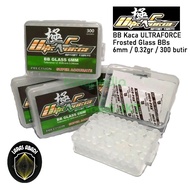 Original Ultraforce BBs 6mm Frosted Glass / BB Kaca 6mm 300 butir 0.32