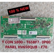 T-CON 5800 - T65BF7 - 0P00 VER00.01 PANEL HV650QUB-F70 65 inch