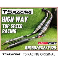 TS Racing Exhaust Y125Z RXZ RR150, TS Racing Racing Ekzos, Y125Z RXZ Y125 KIPS KR ZX150 KH Racing Ek