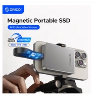 ORICO Mini Magnetic External SSD 512GB/1TB Portable Storage for iPhone 2000MB/s USB-C