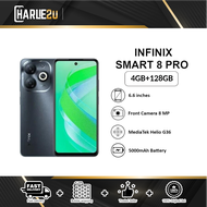 Infinix Smart 8 Pro Smartphone (4GB RAM+128GB ROM) | Original Infinix Malaysia