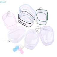 JRMO Transparent Storage Box Pouch Mystery Box Keychain Toy Display Storage Case Thicken Wallet Cute Doll Bag Organization HOT