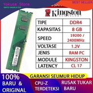 RAM PC KINGSTON DDR4 8GB 19200 / 2400 MHz ORI RAM NB DDR4 8GB 2400 MHz
