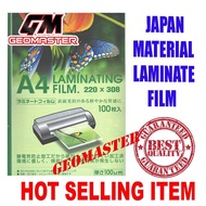 Geomaster A4 Laminate film  Laminator Film  Laminate Film A4 Size 100 Micron Laminate Film - High Qu