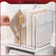 blesiya Transparent Magazine Holder, File Sorter, Display Stand, Desk Book Storage, File Folder Stan