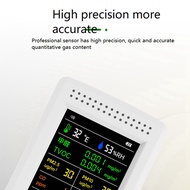 9 in 1 Air Quality Detector LCD Display PM2.5 PM10 HCHO TVOC CO CO2 Temperature Humidity Air Quality