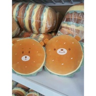 Backrest pillow, smiley face, sleeping face pillow, stuffed animal shaped backrest