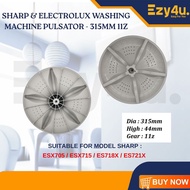 ESX705 ES718X ES721X SHARP EWT654XW ELECTROLUX WASHING MACHINE PULSATOR / KIPAS MESIN BASUH