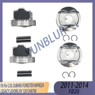 STD Engine Parts Piston & Rings Kit Fit 2.0 L Gas FB20 FB20A FB20B For SUBARU FORESTER IMPREZA LEGAC