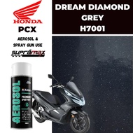 HONDA PCX/EX5 DREAM DIAMOND GREY H7001 Groundcoat Cat Motor Cat 2k Aikka DIY Aerosol Cat Spray Motor Cover| Motor Paint