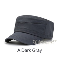 Hat Commando Hat THEO Command Hat Fashion Men Women Distro - A Dark Gray E7Q2 cute PAY AT THE LATEST