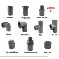 PVC PIPE FITTING [ PVC CONNECTOR PN15 ] [ 25MM / 1" ]