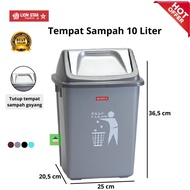Lion Star C-4 Dustbin 10 Litres Shake Lid Trash Can